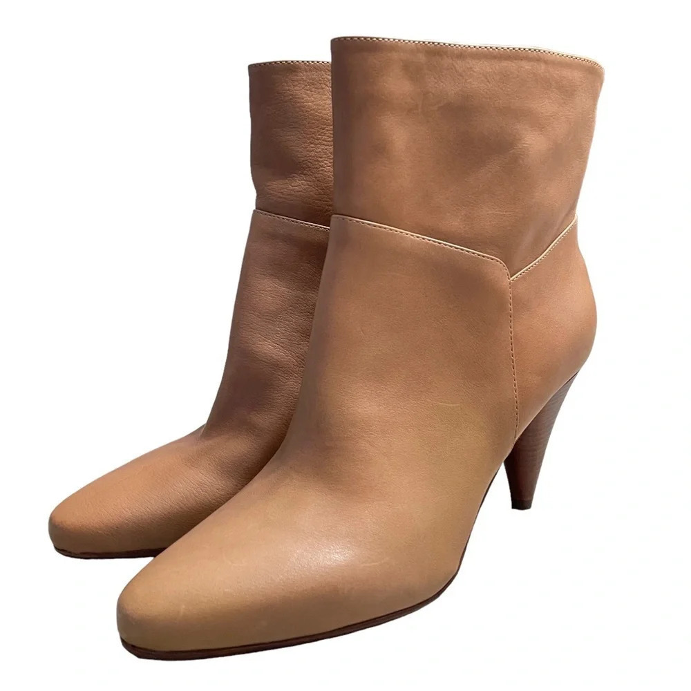 Derek Lam 10 Crosby Dannie Leather Ankle Boot Tan Women’s size 9.5 Neutral